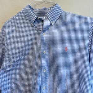 Ralph Lauren Blue Casual Button Down Shirt